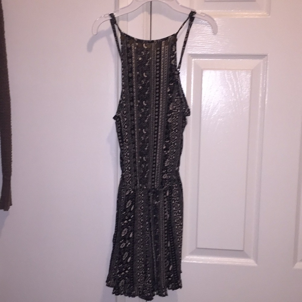 Black and White high neck romper